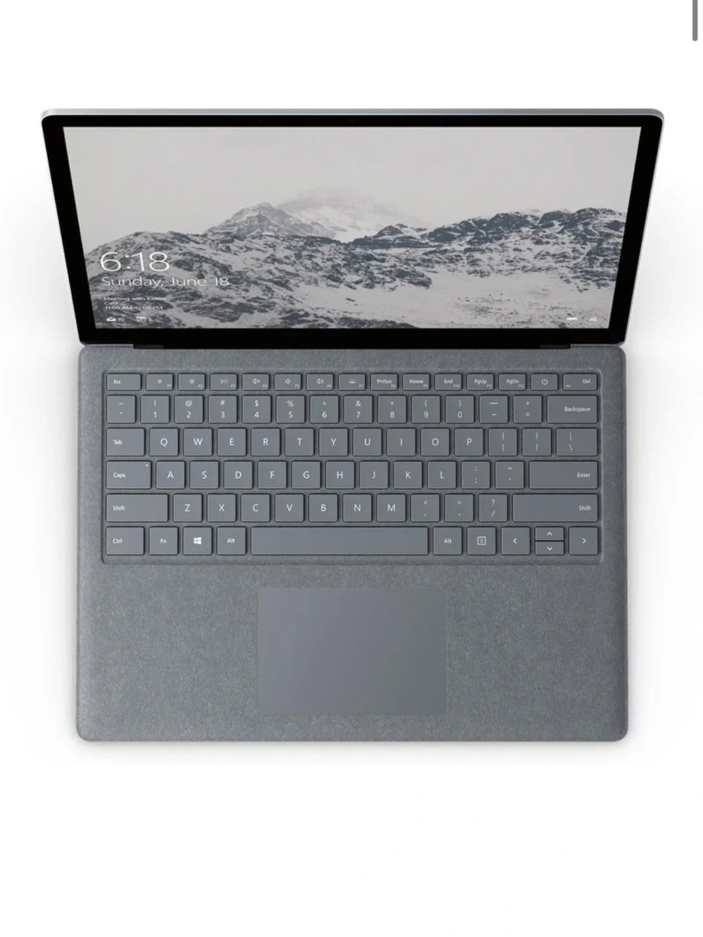 Microsoft Surface Laptop - Charcoal Gray Alcantara Keyboard